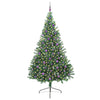 Vidaxx árbol de Navidad artificial preiluminado con 300 LED verde 240 cm PVC