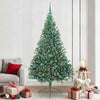 Vidaxx árbol de Navidad artificial preiluminado con 300 LED verde 240 cm PVC