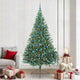 Vidaxx árbol de Navidad artificial preiluminado con 300 LED verde 240 cm PVC