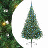Vidaxx árbol de Navidad artificial preiluminado con 300 LED verde 240 cm PVC
