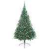 Vidaxx árbol de Navidad artificial preiluminado con 300 LED verde 240 cm PVC
