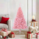 VidaXL Árbol de Navidad artificial preiluminado con 150 LED rosa 120 cm PVC