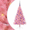 VidaXL Árbol de Navidad artificial preiluminado con 150 LED rosa 120 cm PVC
