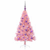 VidaXL albero di Natale artificiale preilluminato con 150 LED rosa 120 cm in PVC