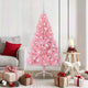 VidaXL albero di Natale artificiale preilluminato con 150 LED rosa 150 cm in PVC
