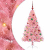 VidaXL Árbol de Navidad artificial preiluminado con 150 LED rosa 150 cm PVC