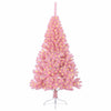 VidaXL Árbol de Navidad artificial preiluminado con 300 LED rosa 180 cm PVC
