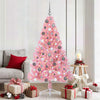 VidaXL albero di Natale artificiale preilluminato con 300 LED rosa 180 cm in PVC