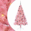 VidaXL albero di Natale artificiale preilluminato con 300 LED rosa 180 cm in PVC