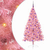 VidaXL Árbol de Navidad artificial preiluminado con 300 LED rosa 180 cm PVC