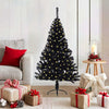 Vidaxx árbol de Navidad artificial preiluminado con 150 LED negro 120 cm PVC