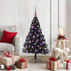 Vidaxx árbol de Navidad artificial preiluminado con 150 LED negro 120 cm PVC