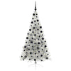 Vidaxx árbol de Navidad artificial preiluminado con 300 LED plateado 210 cm
