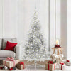 Vidaxx árbol de Navidad artificial preiluminado con 300 LED plateado 210 cm