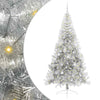 Vidaxx árbol de Navidad artificial preiluminado con 300 LED plateado 210 cm