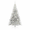 Vidaxx árbol de Navidad artificial preiluminado con 300 LED plateado 210 cm