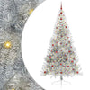 Árbol de Navidad artificial vidaxx preiluminado con 300 LED plateado 240 cm