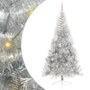 Vidaxx albero di Natale artificiale preilluminato con 300 LED argento tappo da 240 cm