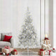 Árbol de Navidad artificial vidaxx preiluminado con 300 LED plateado 240 cm