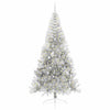 Árbol de Navidad artificial vidaxx preiluminado con 300 LED plateado 240 cm
