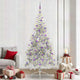 Árbol de Navidad artificial vidaxx preiluminado con 300 LED plateado 240 cm