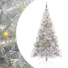 Árbol de Navidad artificial vidaxx preiluminado con 300 LED plateado 240 cm