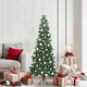 Vidaxx árbol de Navidad artificial de esquina con 300 LED verde 180 cm PVC y metal