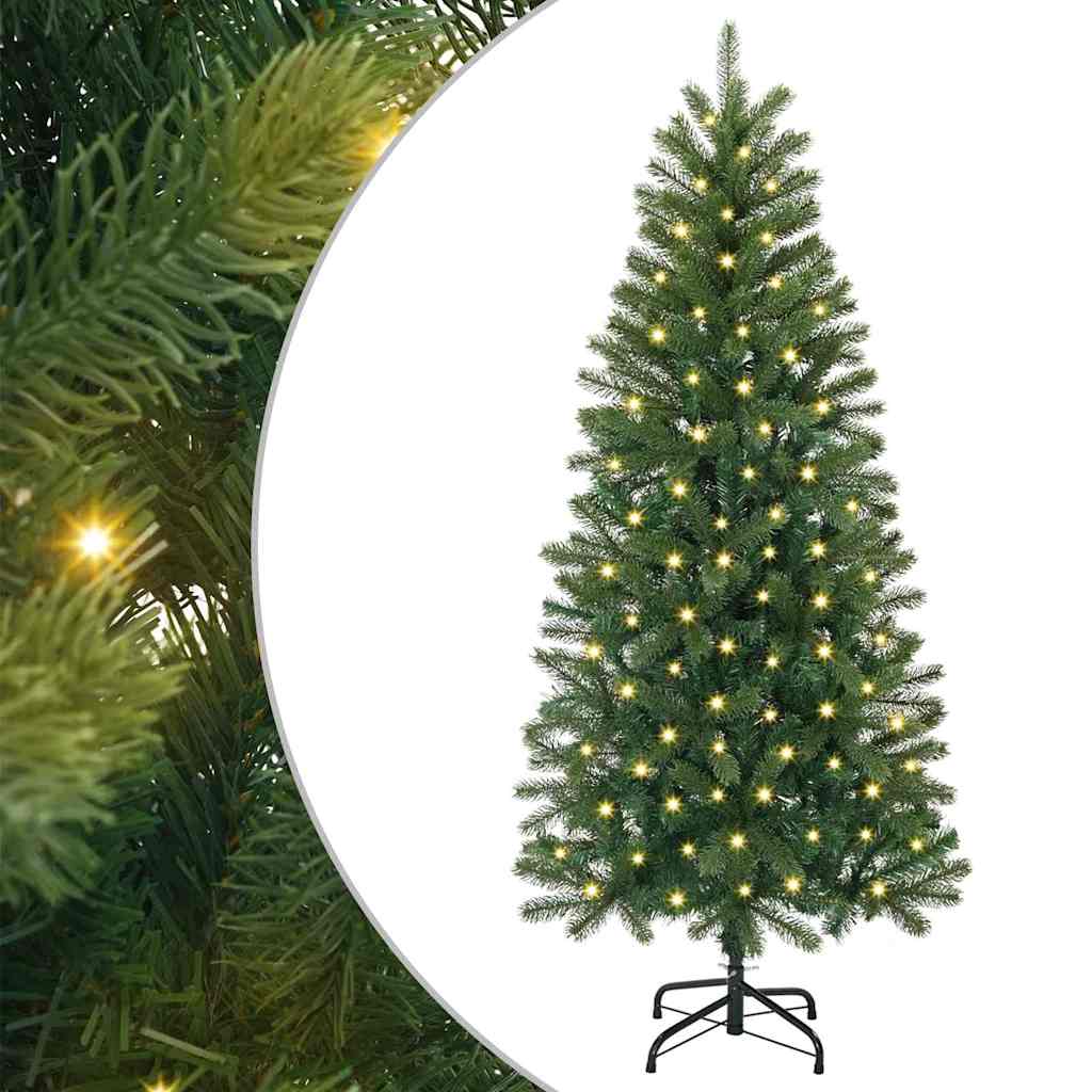 Albero di Natale artificiale Vidaxx con 150 LED con standard verde 120 cm PE e PVC