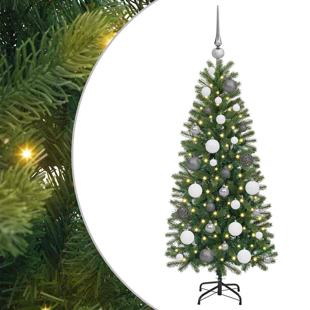 Albero di Natale artificiale Vidaxx con 150 LED con standard verde 120 cm PE e PVC