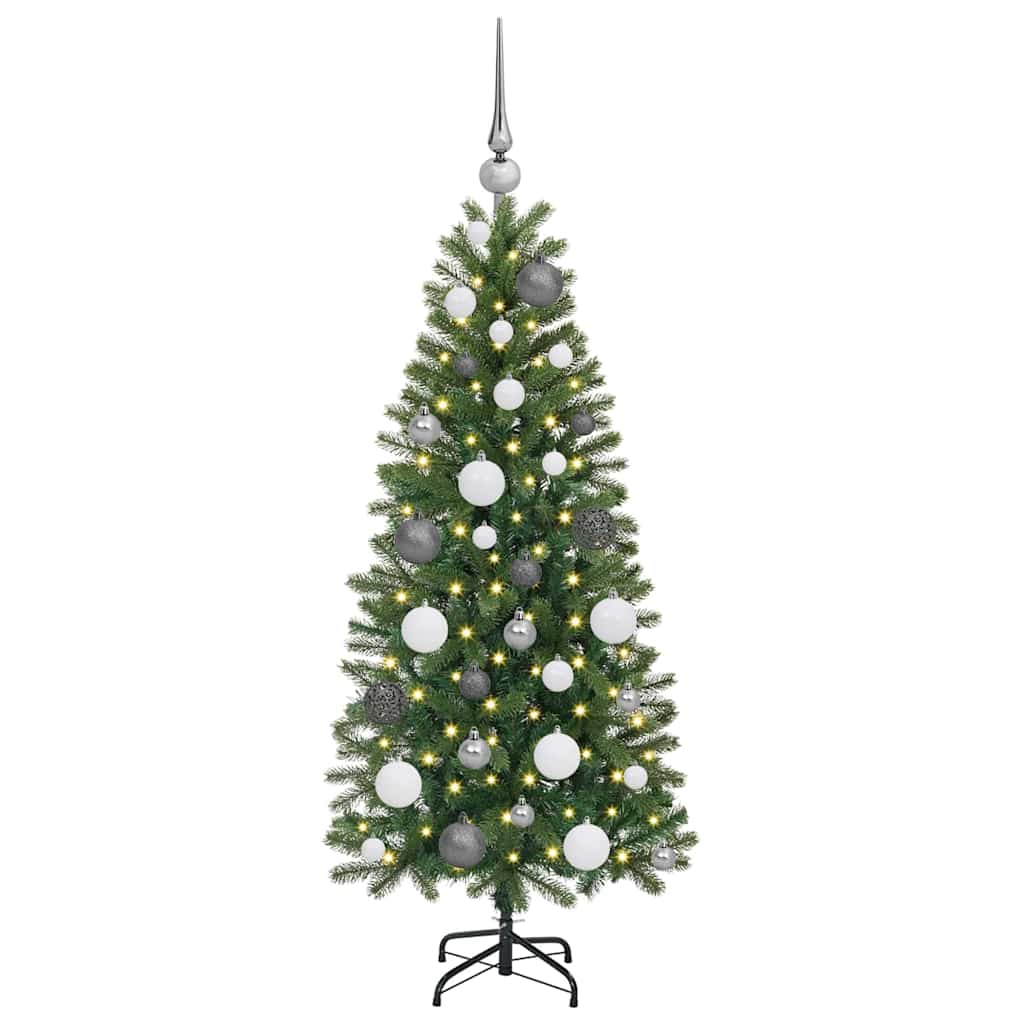 Albero di Natale artificiale Vidaxx con 150 LED con standard verde 120 cm PE e PVC