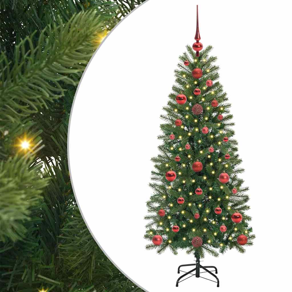 Albero di Natale artificiale Vidaxx con 150 LED con standard verde 120 cm PE e PVC
