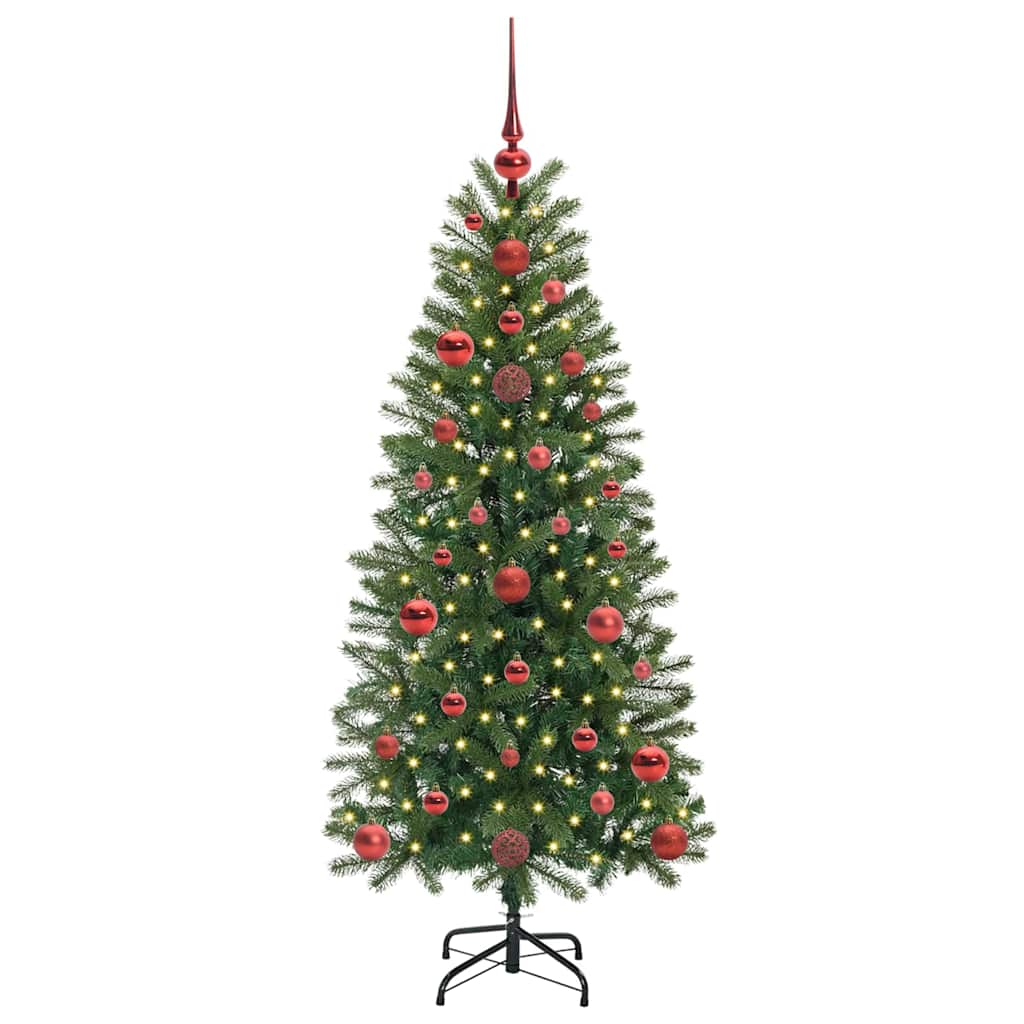 Albero di Natale artificiale Vidaxx con 150 LED con standard verde 120 cm PE e PVC