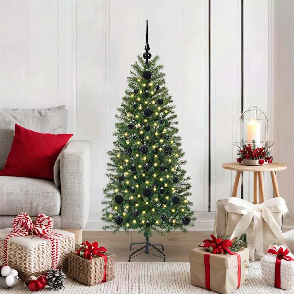 Albero di Natale artificiale Vidaxx con 150 LED con standard verde 120 cm PE e PVC