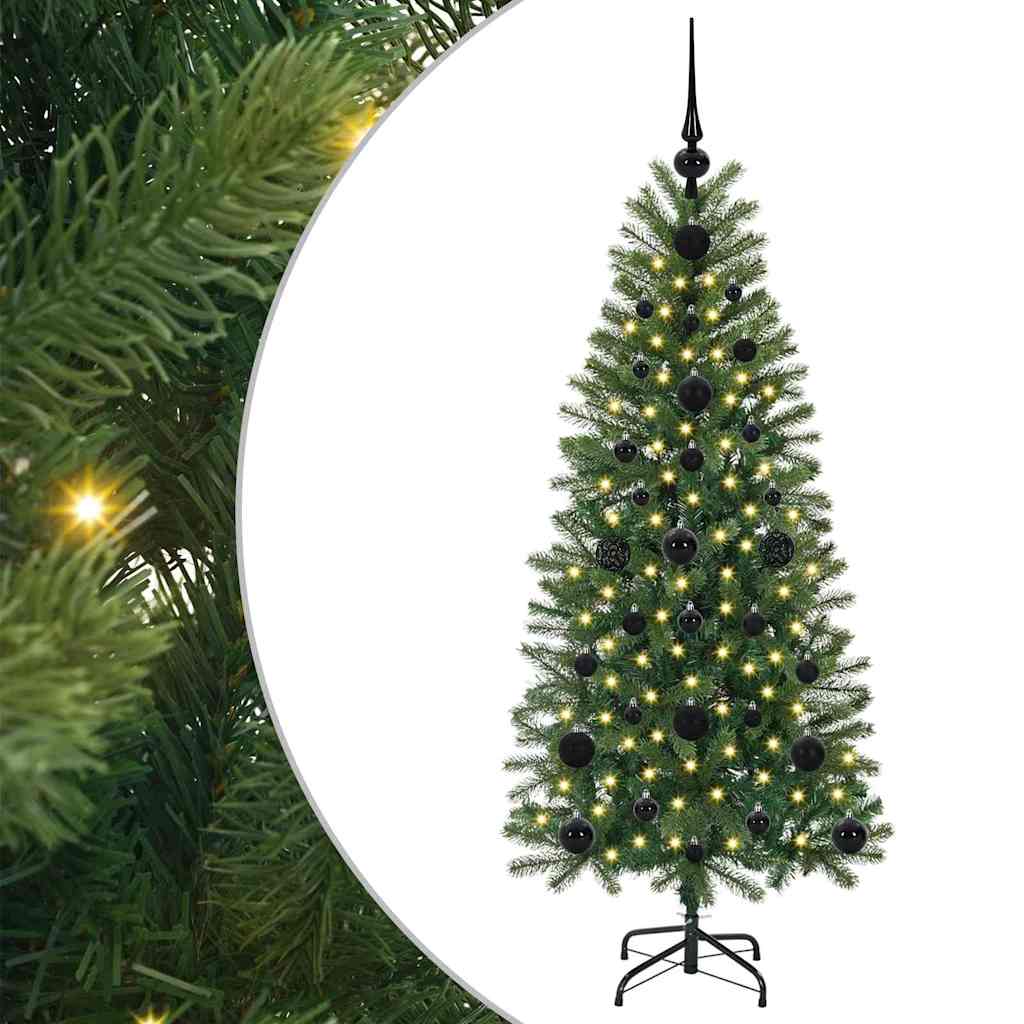 Albero di Natale artificiale Vidaxx con 150 LED con standard verde 120 cm PE e PVC