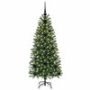 Albero di Natale artificiale Vidaxx con 150 LED con standard verde 120 cm PE e PVC
