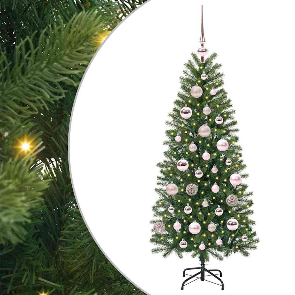 Albero di Natale artificiale Vidaxx con 150 LED con standard verde 120 cm PE e PVC