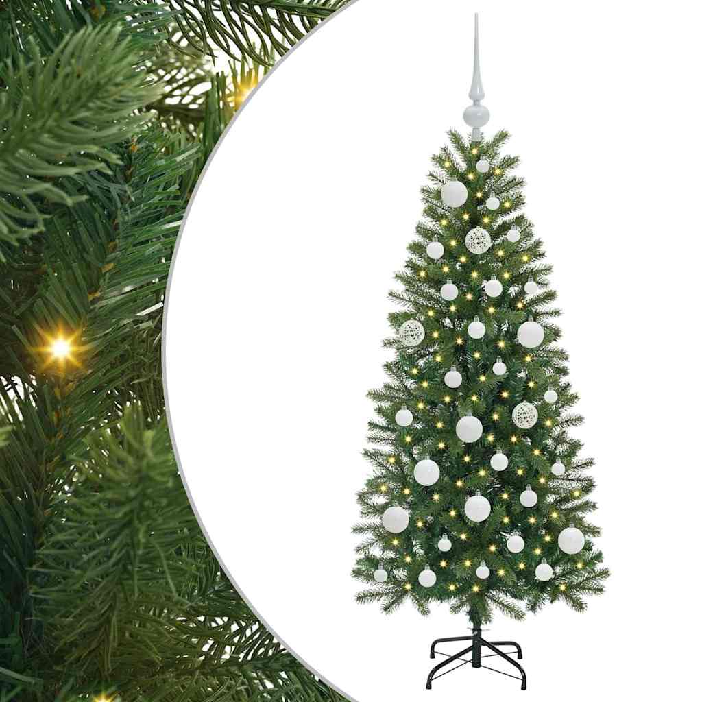Albero di Natale artificiale Vidaxx con 150 LED con standard verde 120 cm PE e PVC