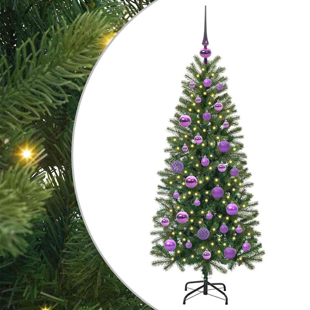 Albero di Natale artificiale Vidaxx con 150 LED con standard verde 120 cm PE e PVC