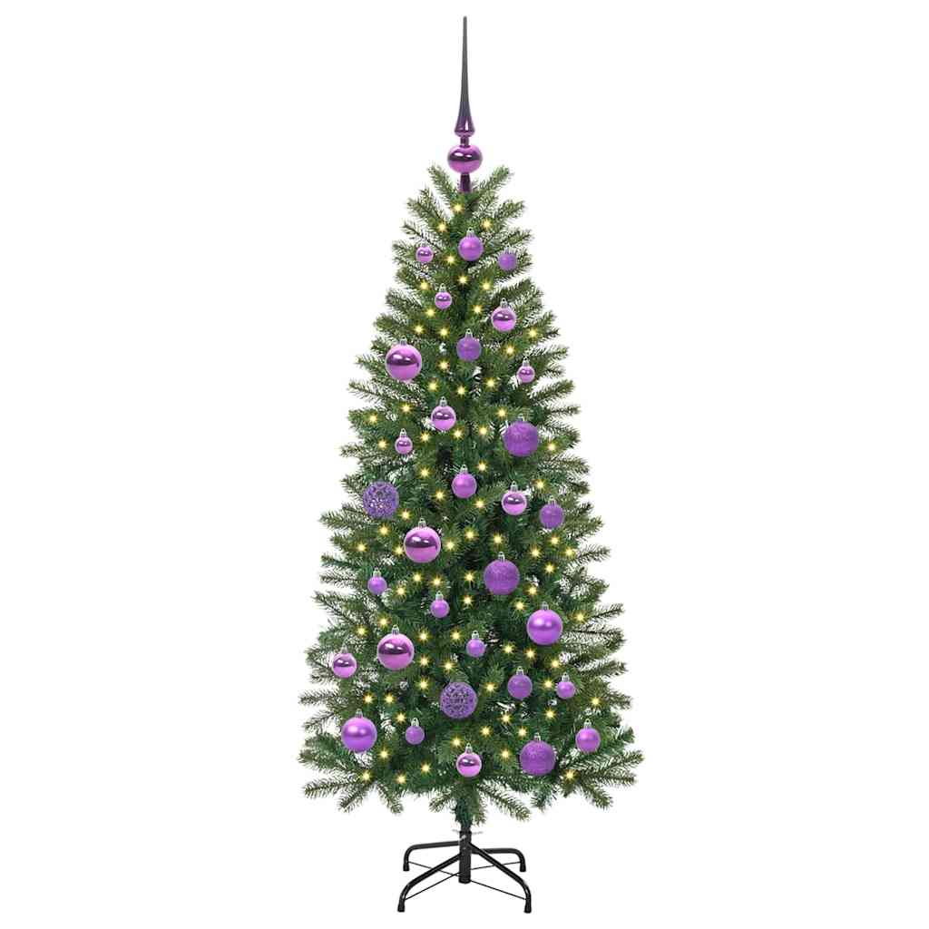 Albero di Natale artificiale Vidaxx con 150 LED con standard verde 120 cm PE e PVC