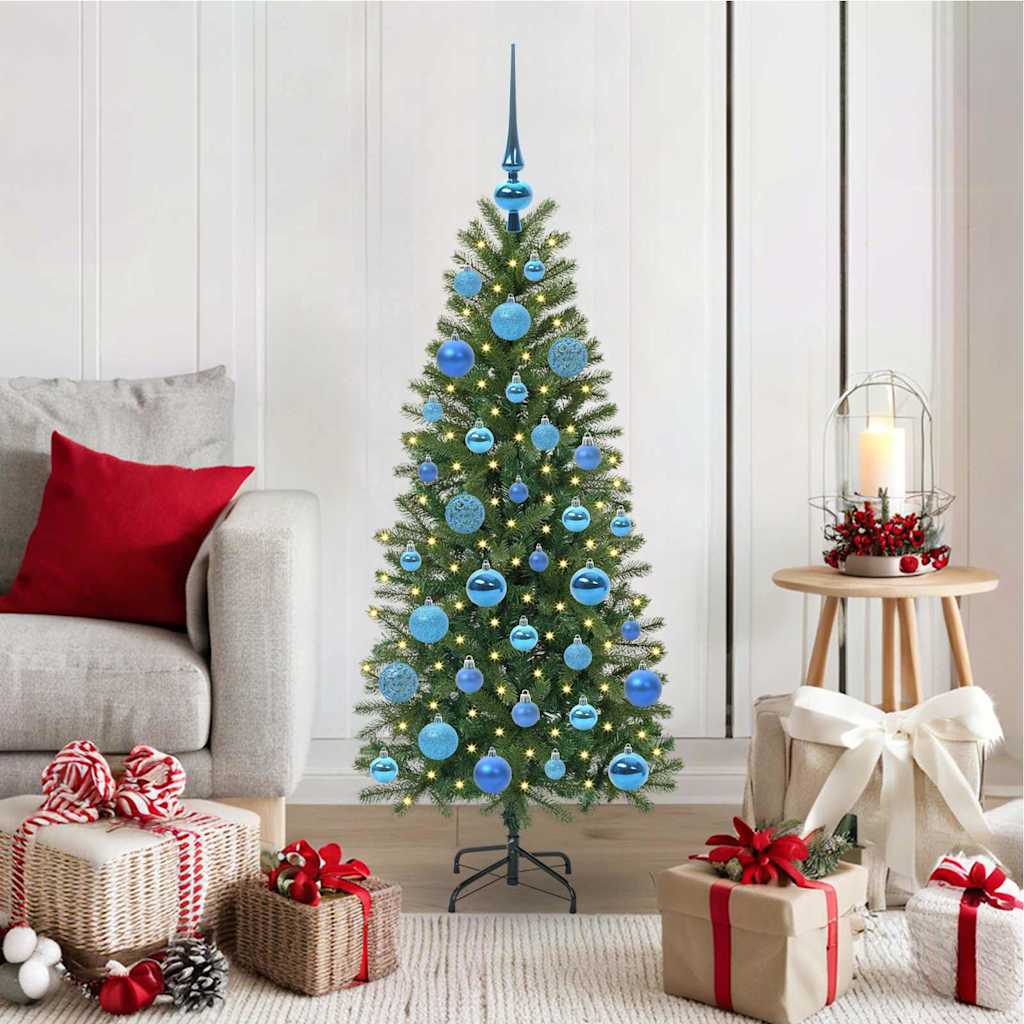 Albero di Natale artificiale Vidaxx con 150 LED con standard verde 120 cm PE e PVC