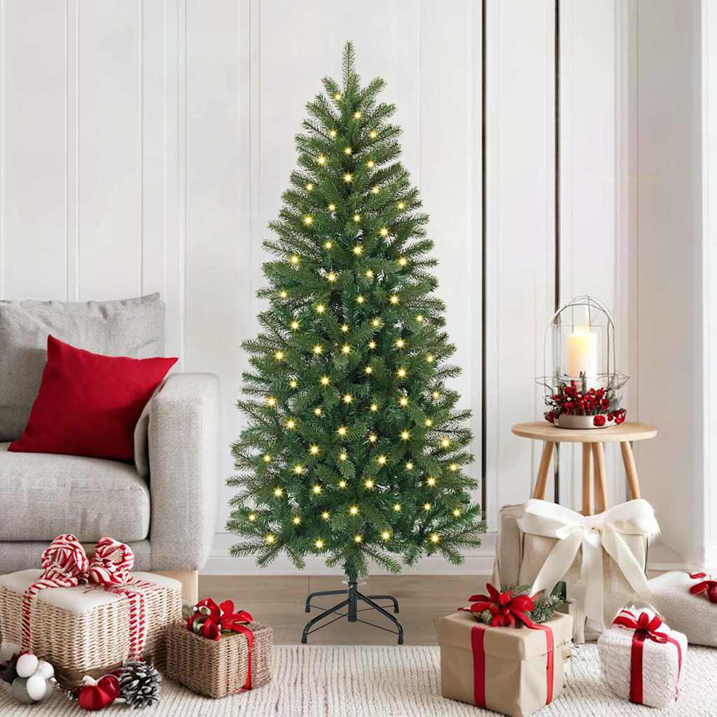 Albero di Natale artificiale Vidaxx con 150 LED con standard verde 150 cm PE e PVC