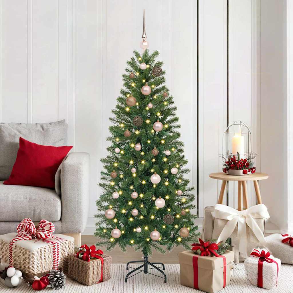 Albero di Natale artificiale Vidaxx con 150 LED con standard verde 150 cm PE e PVC