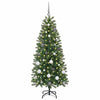 Albero di Natale artificiale Vidaxx con 150 LED con standard verde 150 cm PE e PVC