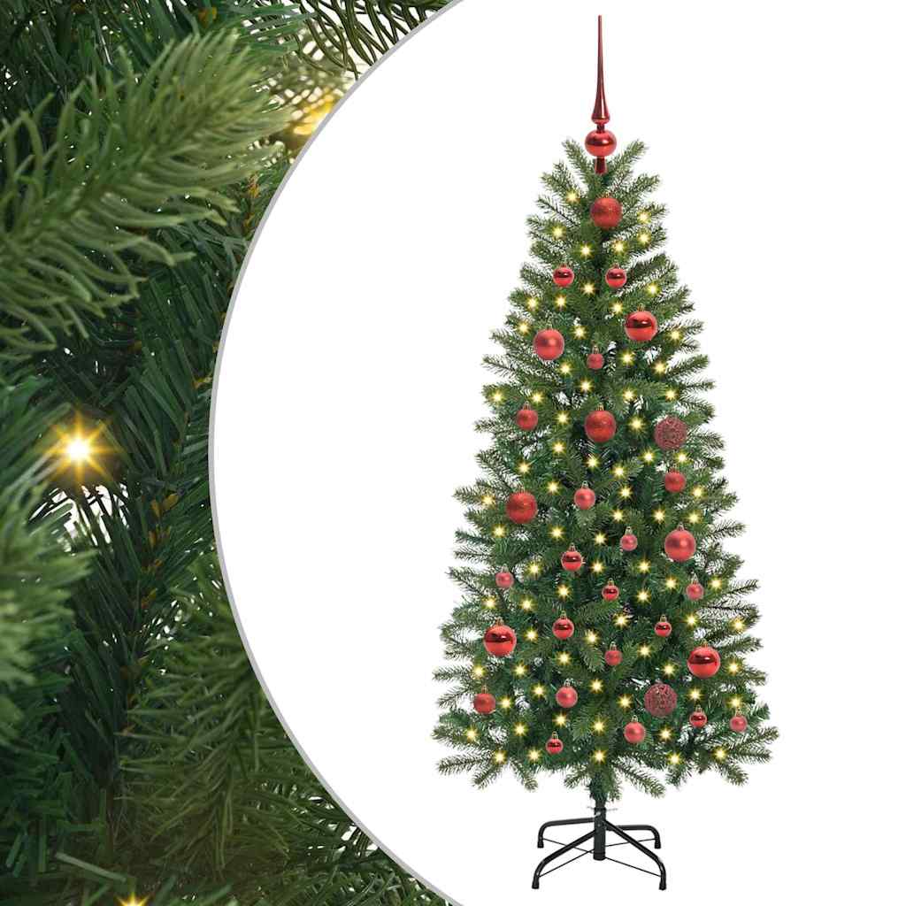 Albero di Natale artificiale Vidaxx con 150 LED con standard verde 150 cm PE e PVC