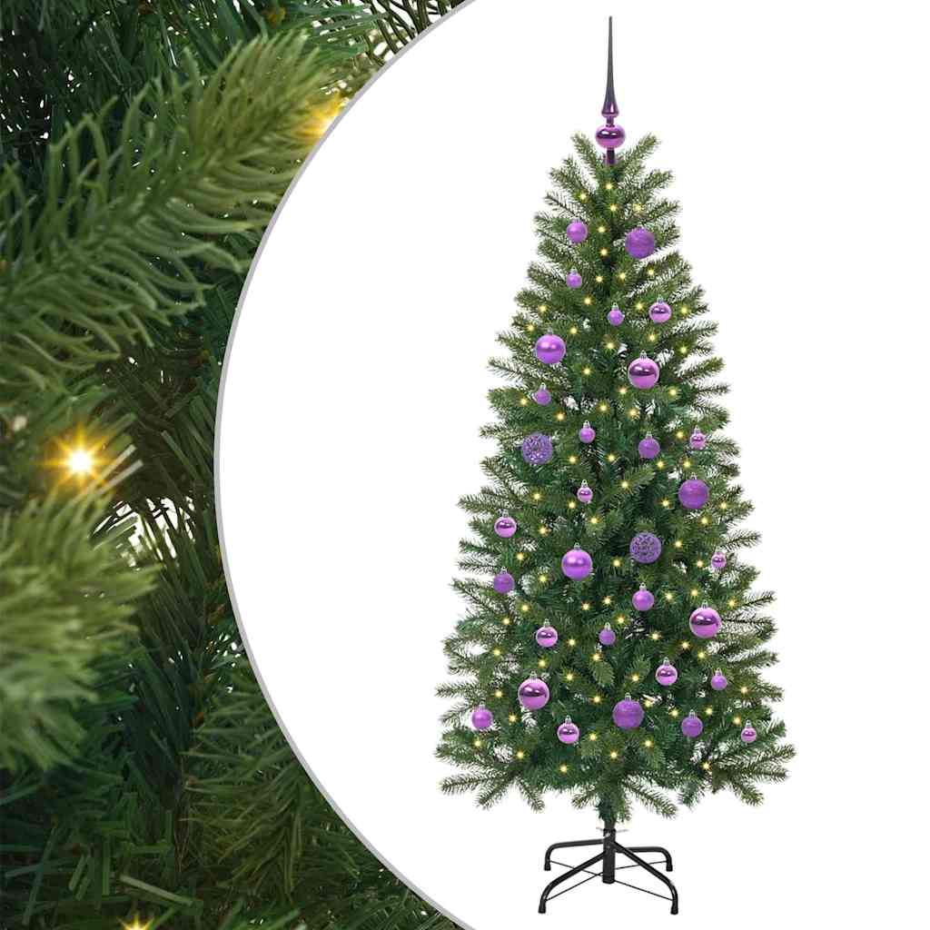 Albero di Natale artificiale Vidaxx con 150 LED con standard verde 150 cm PE e PVC