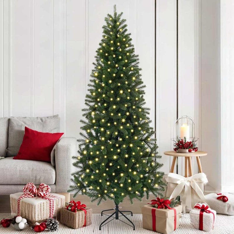 Árbol de Navidad artificial Vidaxx con 300 LED con estándar verde 180 cm PE y PVC