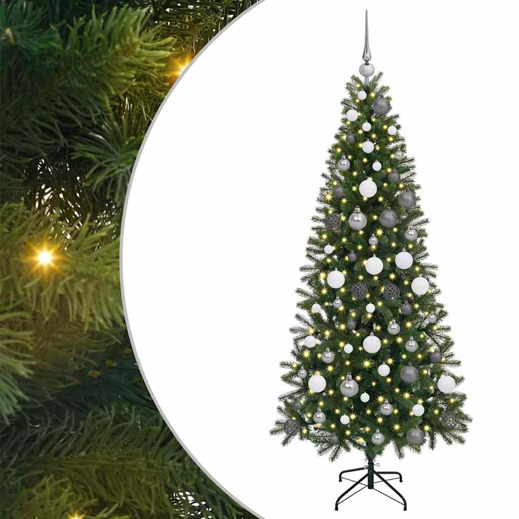 Albero di Natale artificiale Vidaxx con 300 LED con standard verde 180 cm PE e PVC