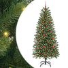 Albero di Natale artificiale Vidaxx con 300 LED con standard verde 180 cm PE e PVC