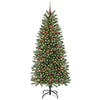 Albero di Natale artificiale Vidaxx con 300 LED con standard verde 180 cm PE e PVC