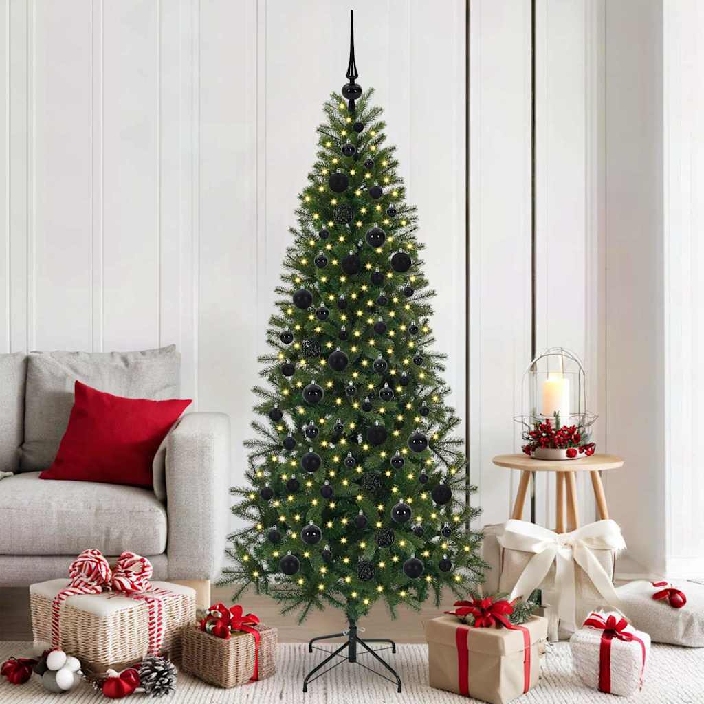 Albero di Natale artificiale Vidaxx con 300 LED con standard verde 180 cm PE e PVC